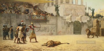 アッシリア王フレデリック・アーサー・ブリッジマンの気晴らし Oil Paintings